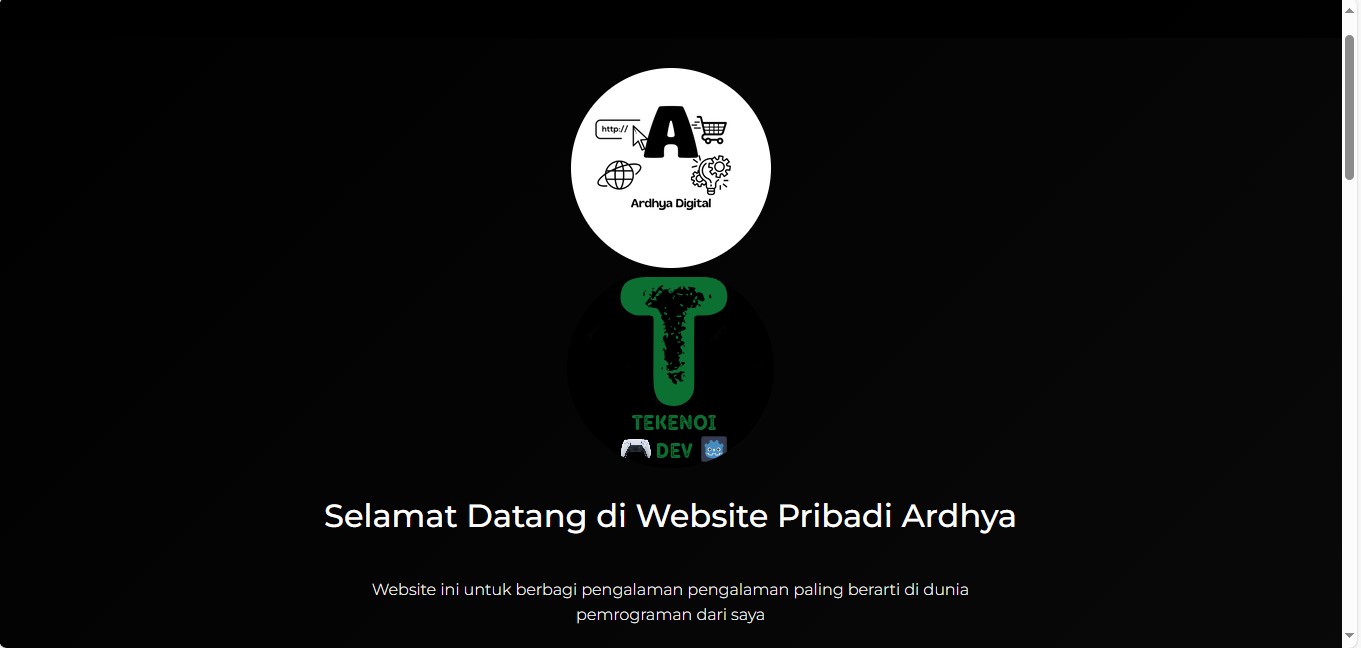 Website pribadi saya